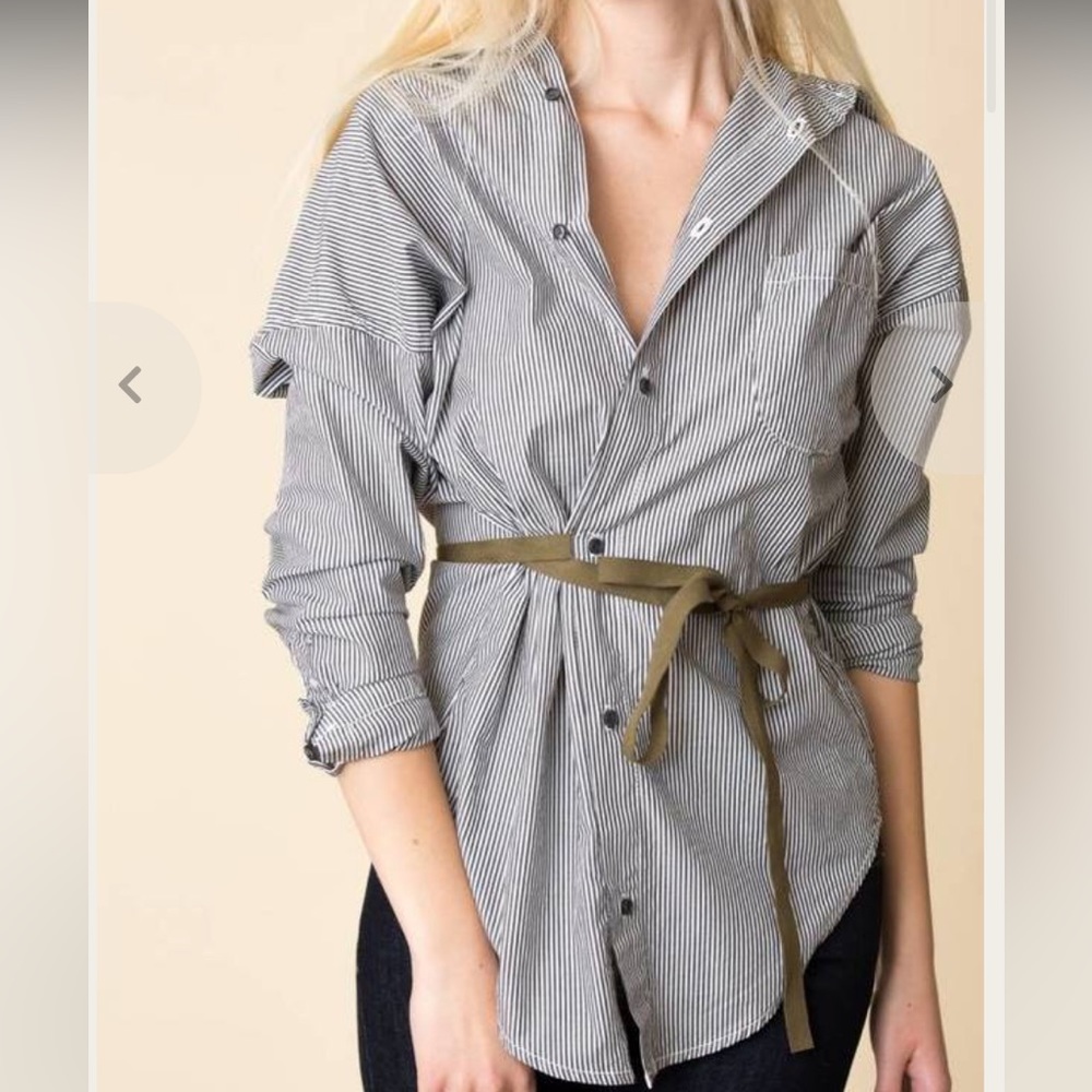 NSF hester wrap shirt sz large